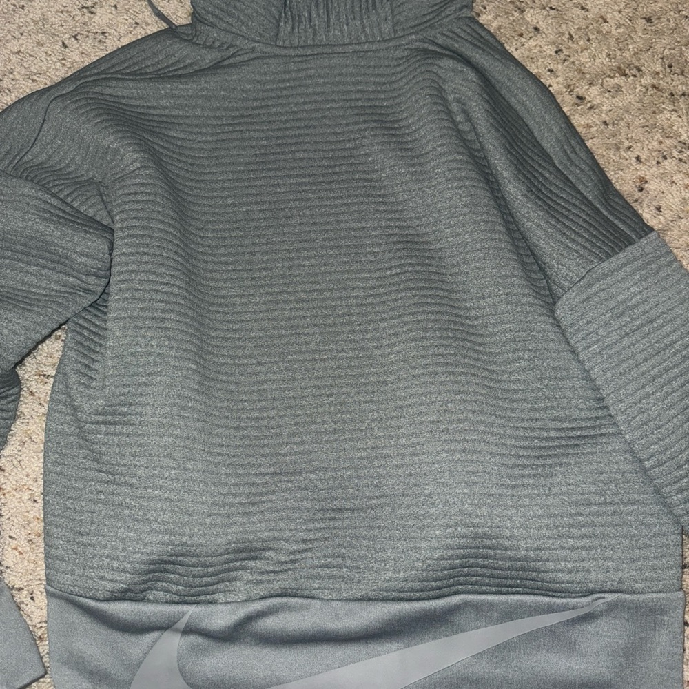 Nike ribbed hoodie with logo on back